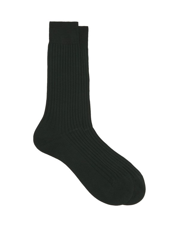 Pantherella Danvers ribbed-knit socks