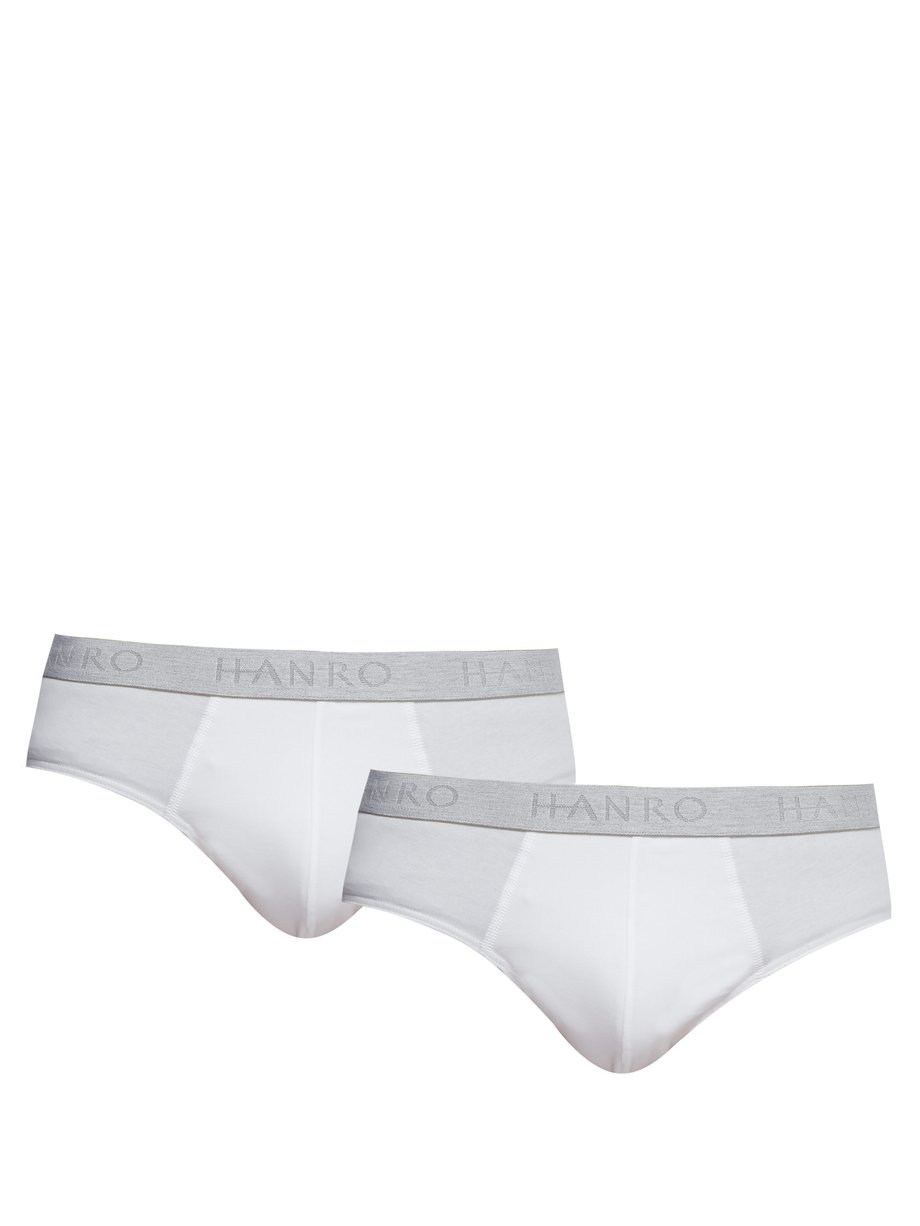 Hanro Pack of two stretch-cotton jersey briefs