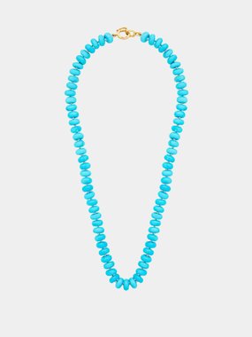 Irene Neuwirth Candy turquoise & 18kt gold necklace