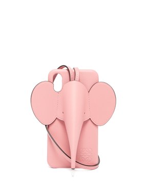 LOEWE Pink Elephant iPhone® X & XS leather phone case