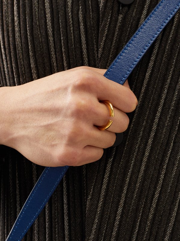 All Blues Almost recycled gold-vermeil ring
