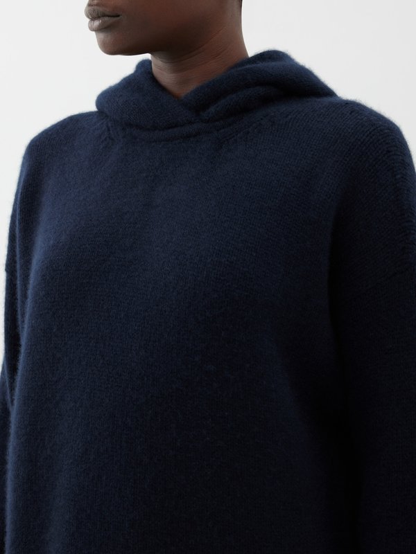 Raey Knitted cashmere hoodie