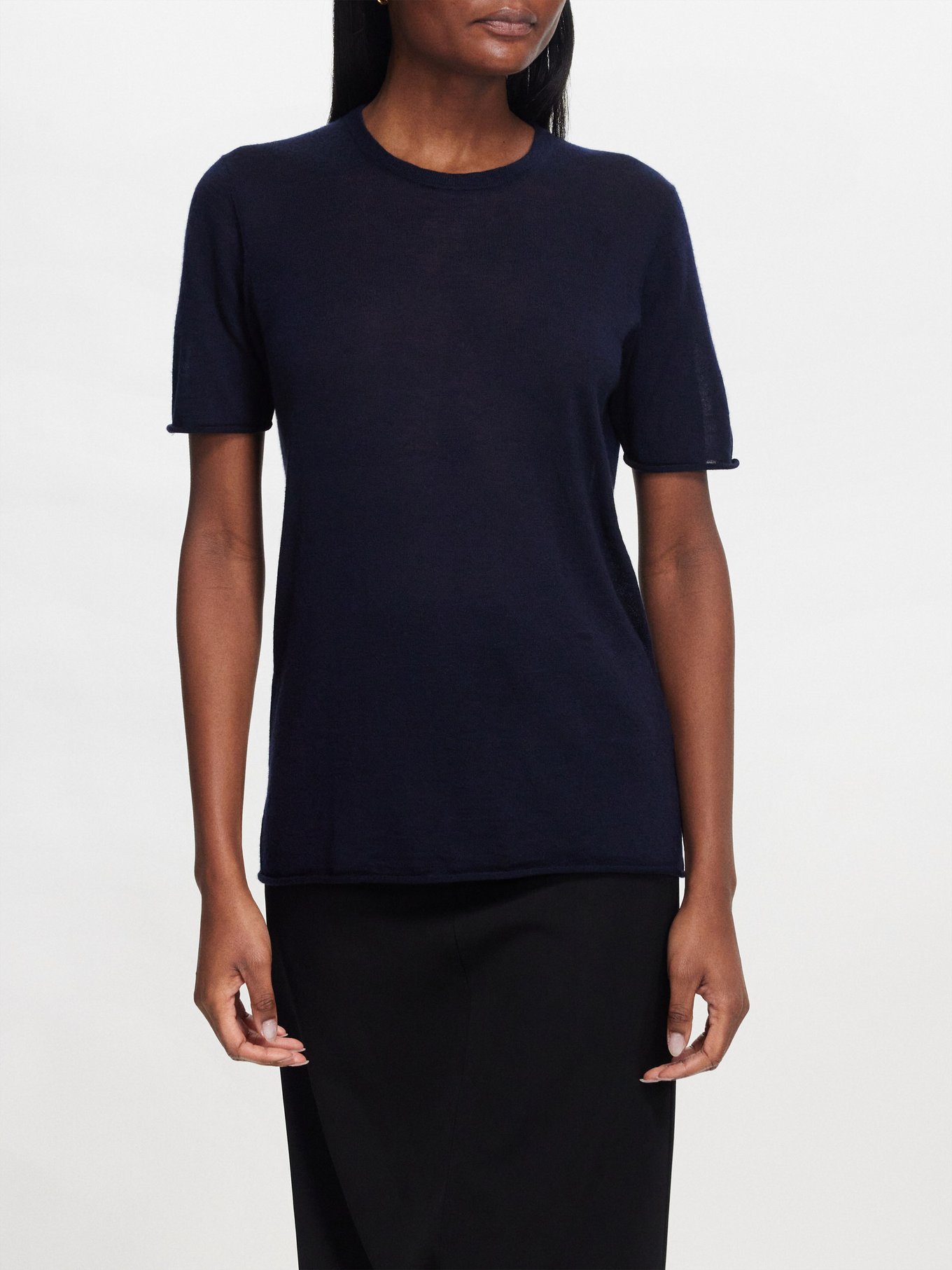 Women's Pure Cashmere T-Shirt – Monticelli Cashmere