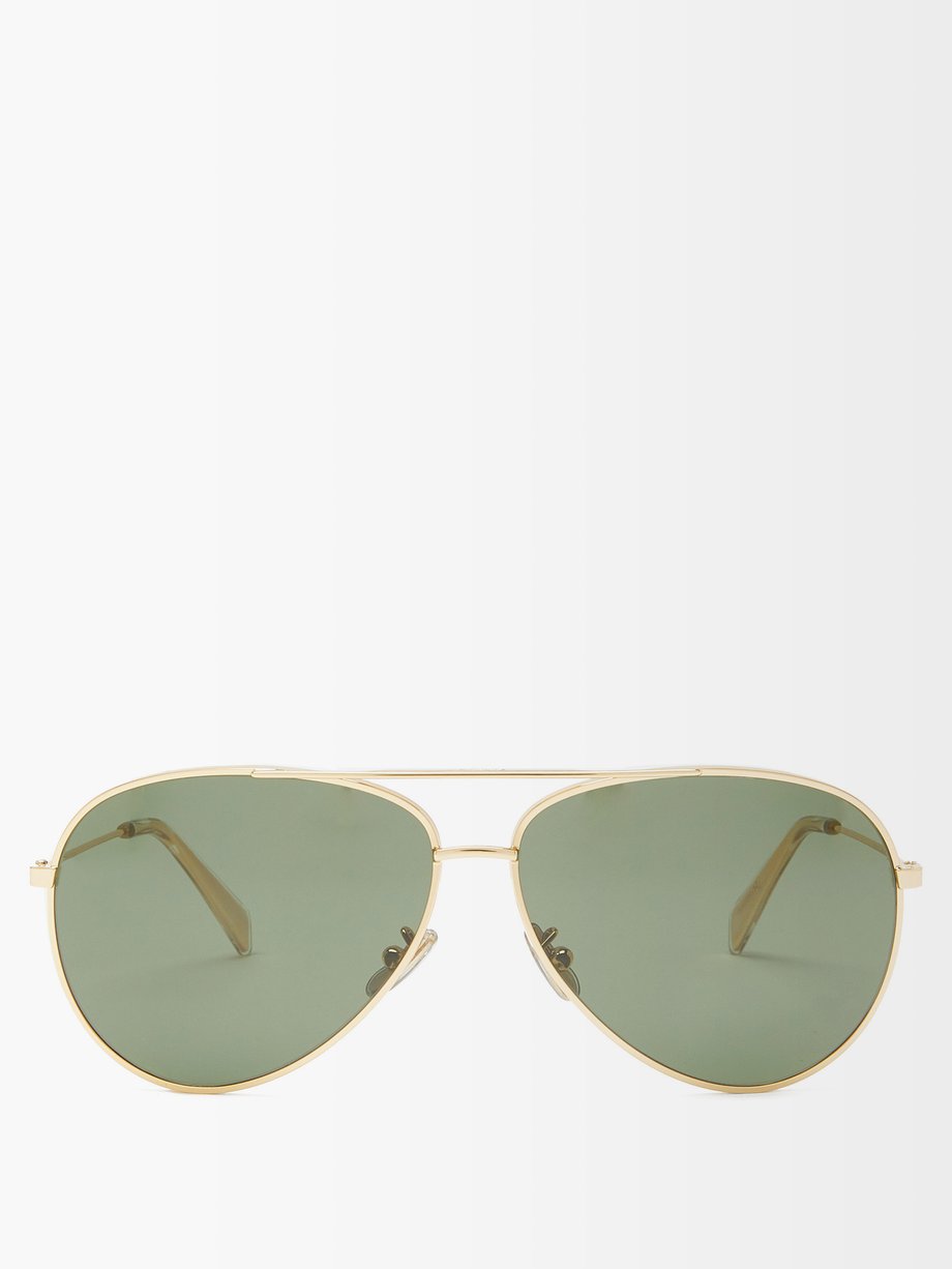 Celine Eyewear Aviator metal sunglasses
