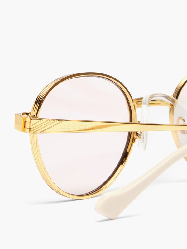 Gucci Eyewear (Gucci) Round metal sunglasses