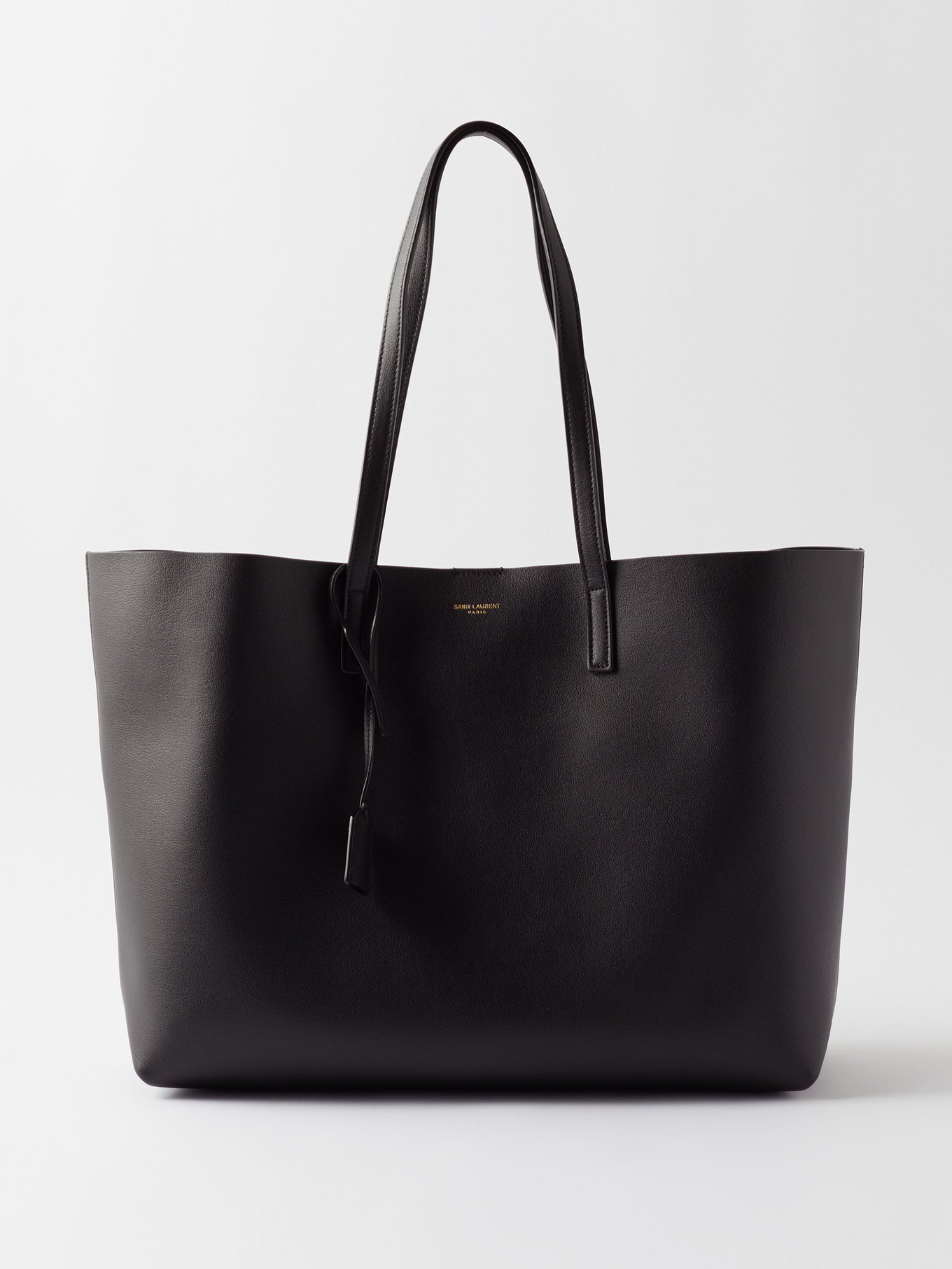 Saint Laurent YSL East-West Leather Shopping Tote Bag