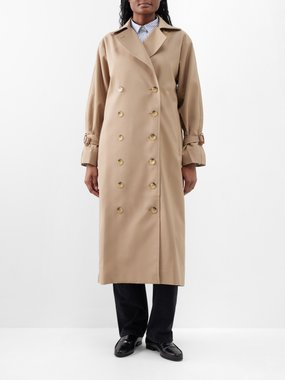 Toteme Trench-coat en gabardine de coton mélangé
