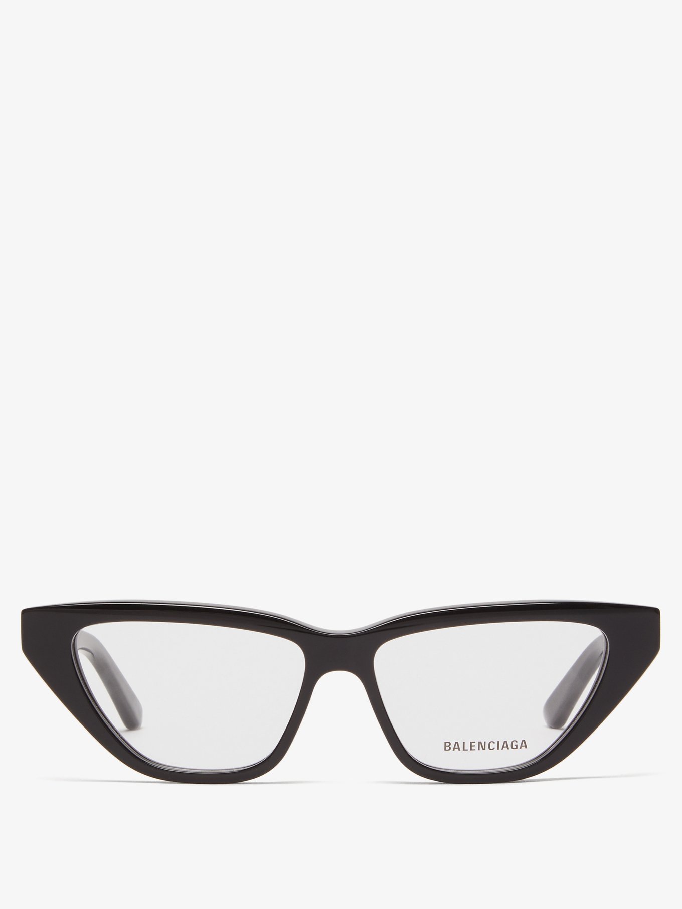 Lunettes de soleil en D en métal argenté BALENCIAGA EYEWEAR pour