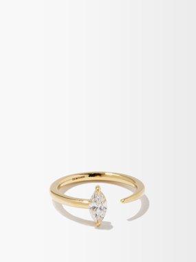 KATKIM Katkim Crescendo diamond & 18kt gold ring