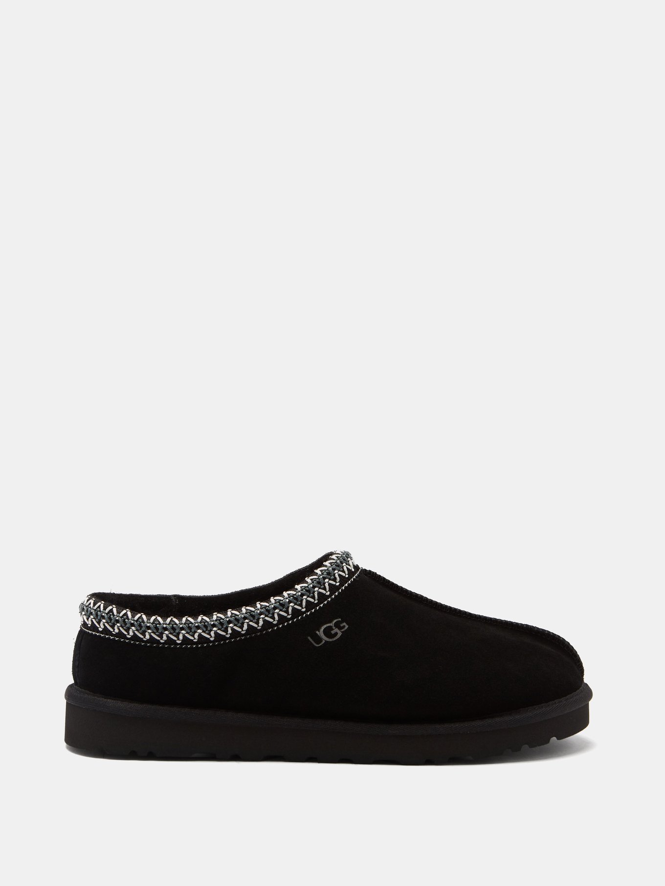 UGG tasman slippers in black suede