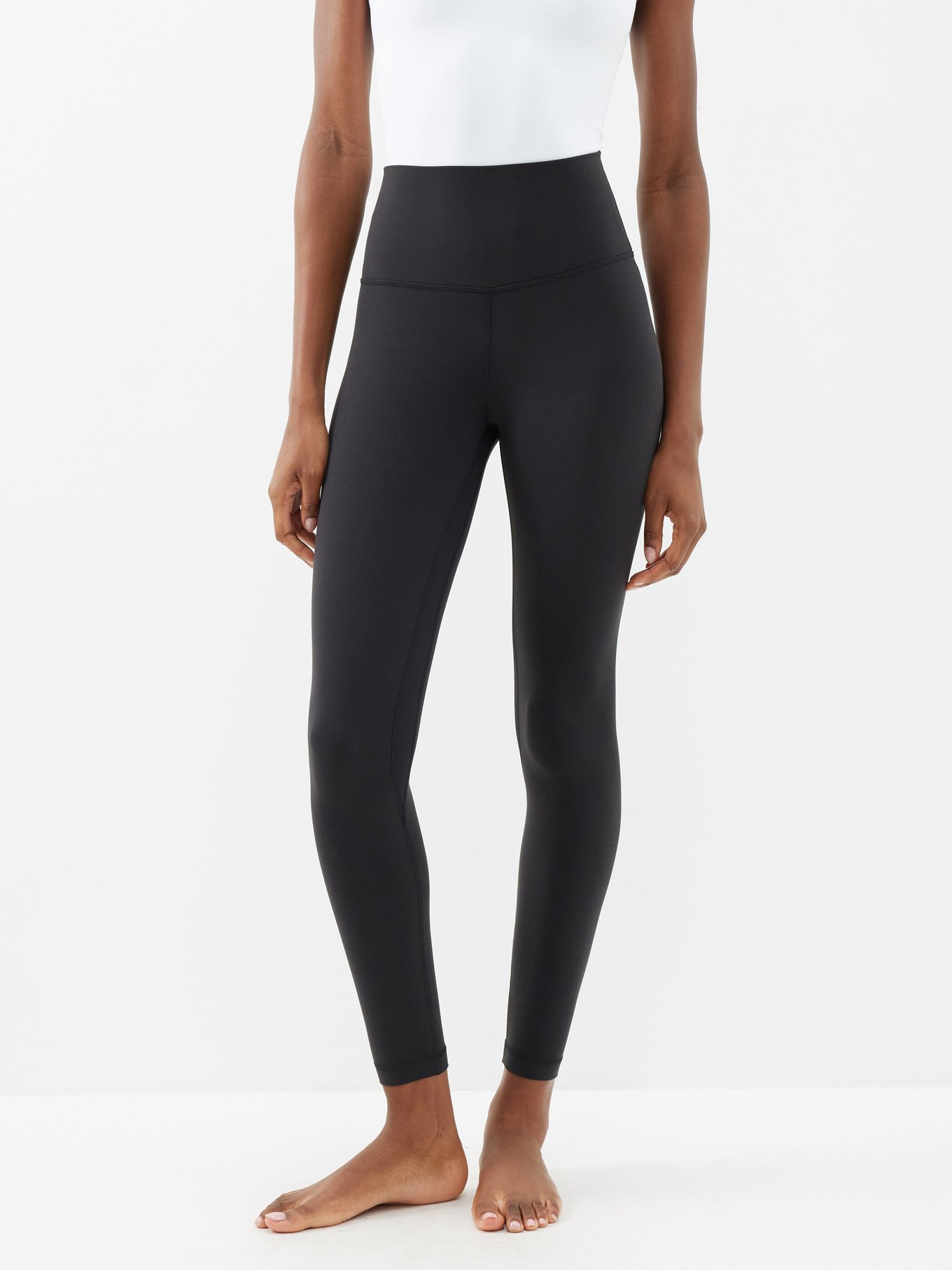 Lululemon Black and Gray Size 6 Leggings – Swap Boutique
