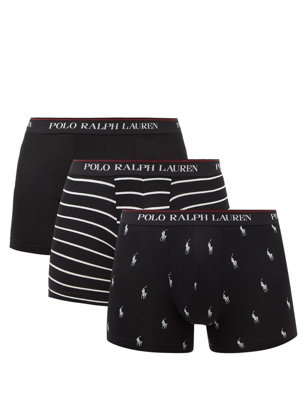Polo Ralph Lauren Pack of three cotton-blend boxer briefs