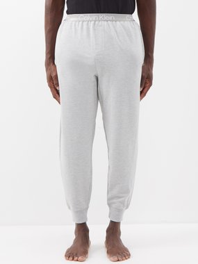 Calvin Klein Underwear Logo-jacquard cotton-blend jersey pyjama trousers