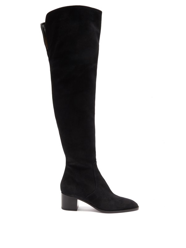 Christian Louboutin Gazellou 55 suede over-the-knee boots