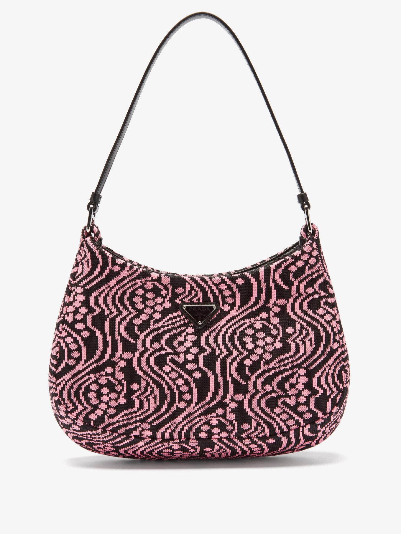 Cleo jacquard-nylon shoulder bag video