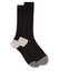 Portobello ribbed-knit socks