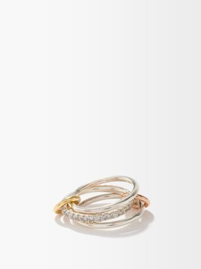 Spinelli Kilcollin Tigris MX Gris diamond & sterling-silver ring