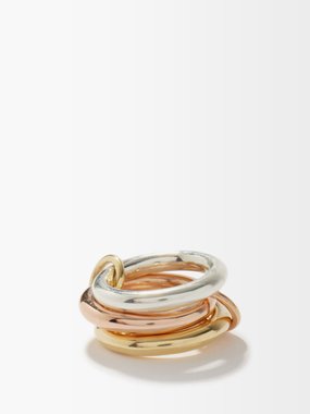 Spinelli Kilcollin Mercury MX gold, rose-gold & sterling-silver ring