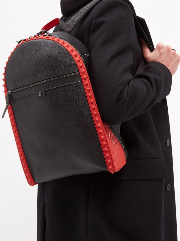 Christian Louboutin Backparis rubber and leather backpack