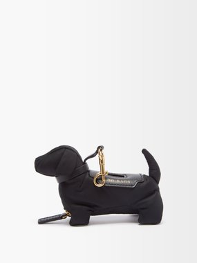 Anya Hindmarch Recycled-nylon dog bag pouch key ring