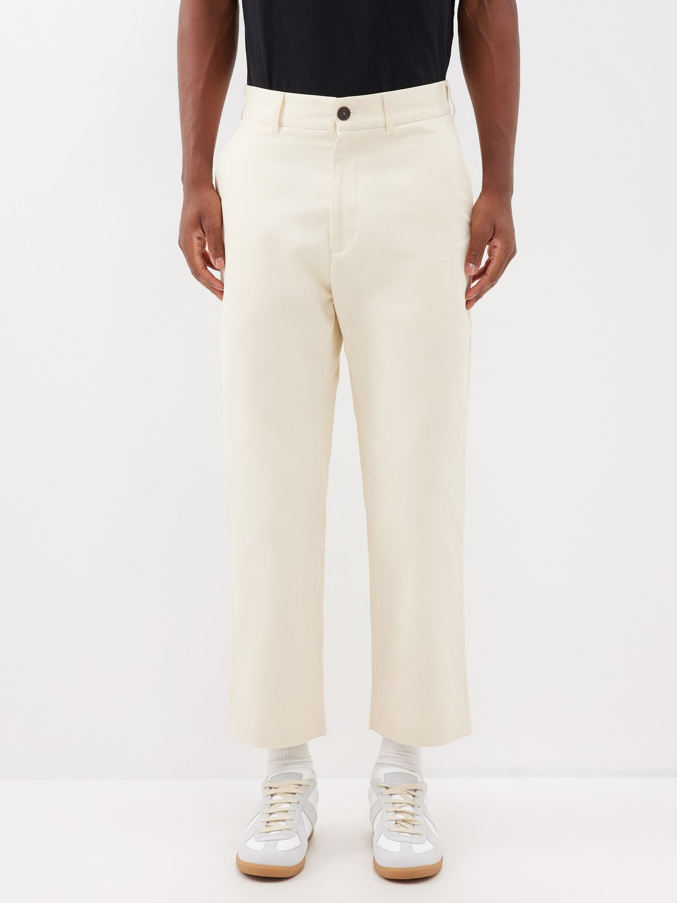 Bill cotton-twill chino trousers | Studio Nicholson