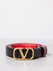 V-Logo reversible leather belt