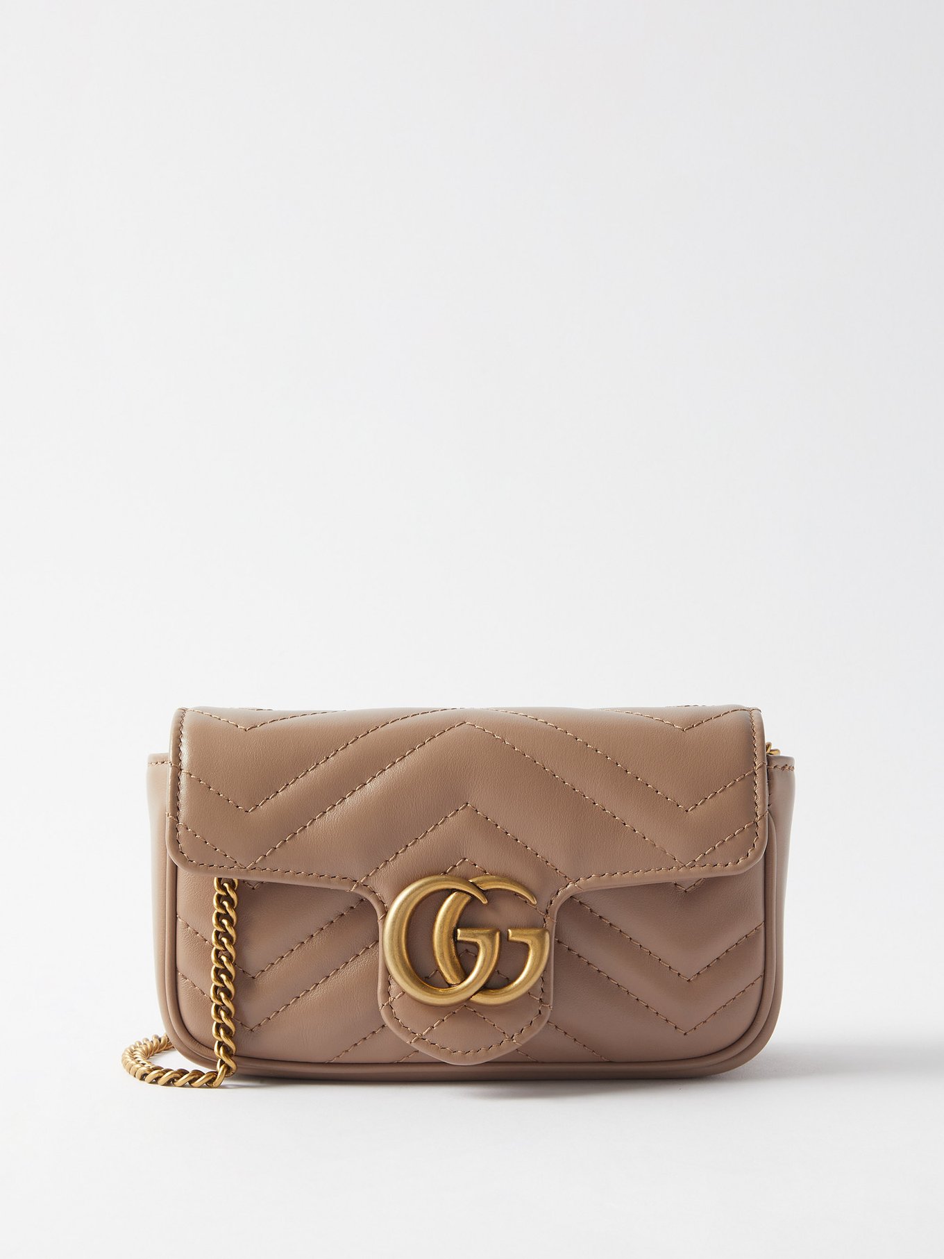 GG Marmont mini matelassé leather cross body bag   Gucci