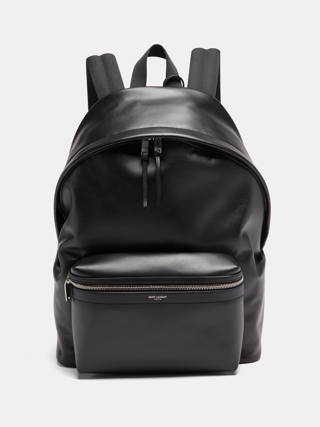 Black City leather backpack, Saint Laurent