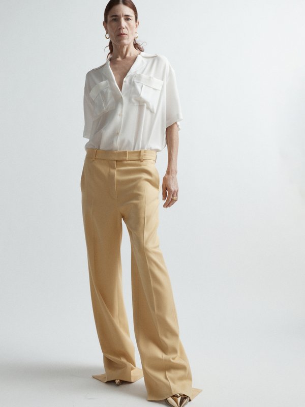 Raey Relaxed-fit pocket-front silk shirt