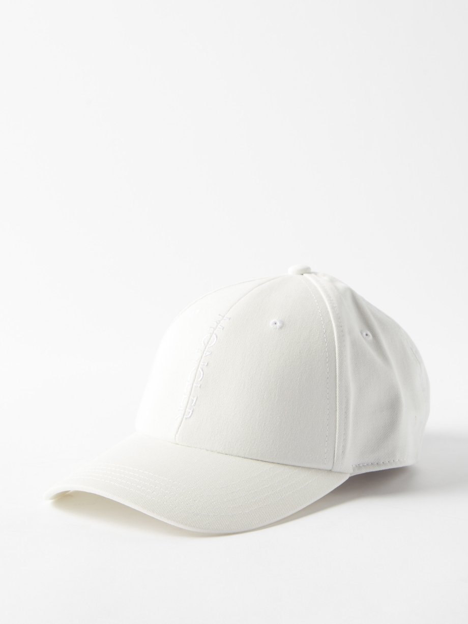 Moncler Embroidered-logo cotton-gabardine baseball cap