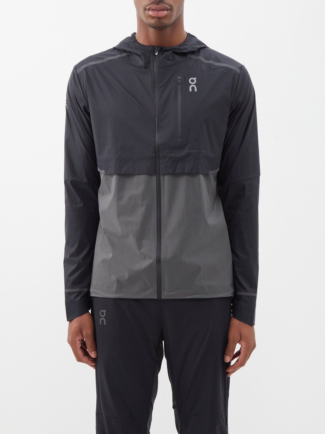 Weather packable recycled-ripstop hooded jacket | On