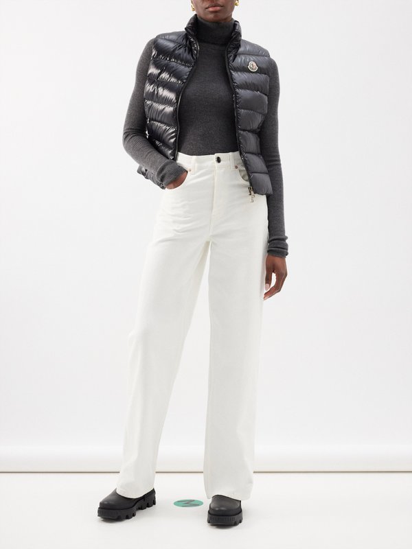 Moncler Ghany laqué quilted down gilet