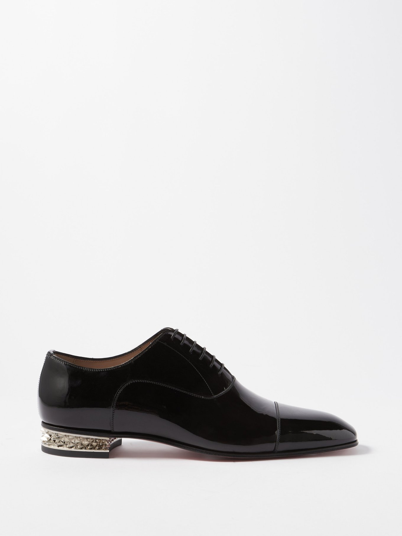 Black Greggyrocks patent-leather Oxford shoes Christian | MATCHESFASHION US