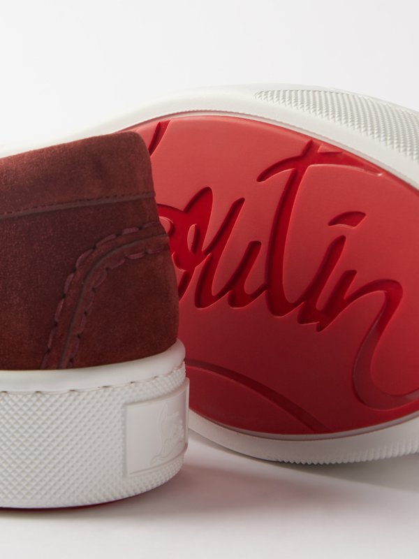 Christian Louboutin Paquebot suede slip-on trainers