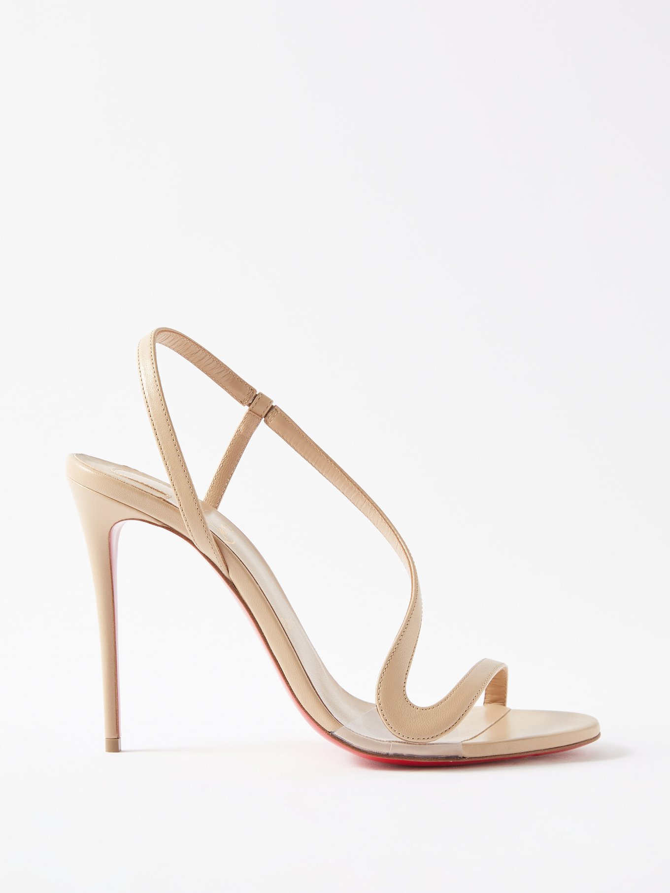 Leather sandals Christian Louboutin Beige size 8.5 US in Leather