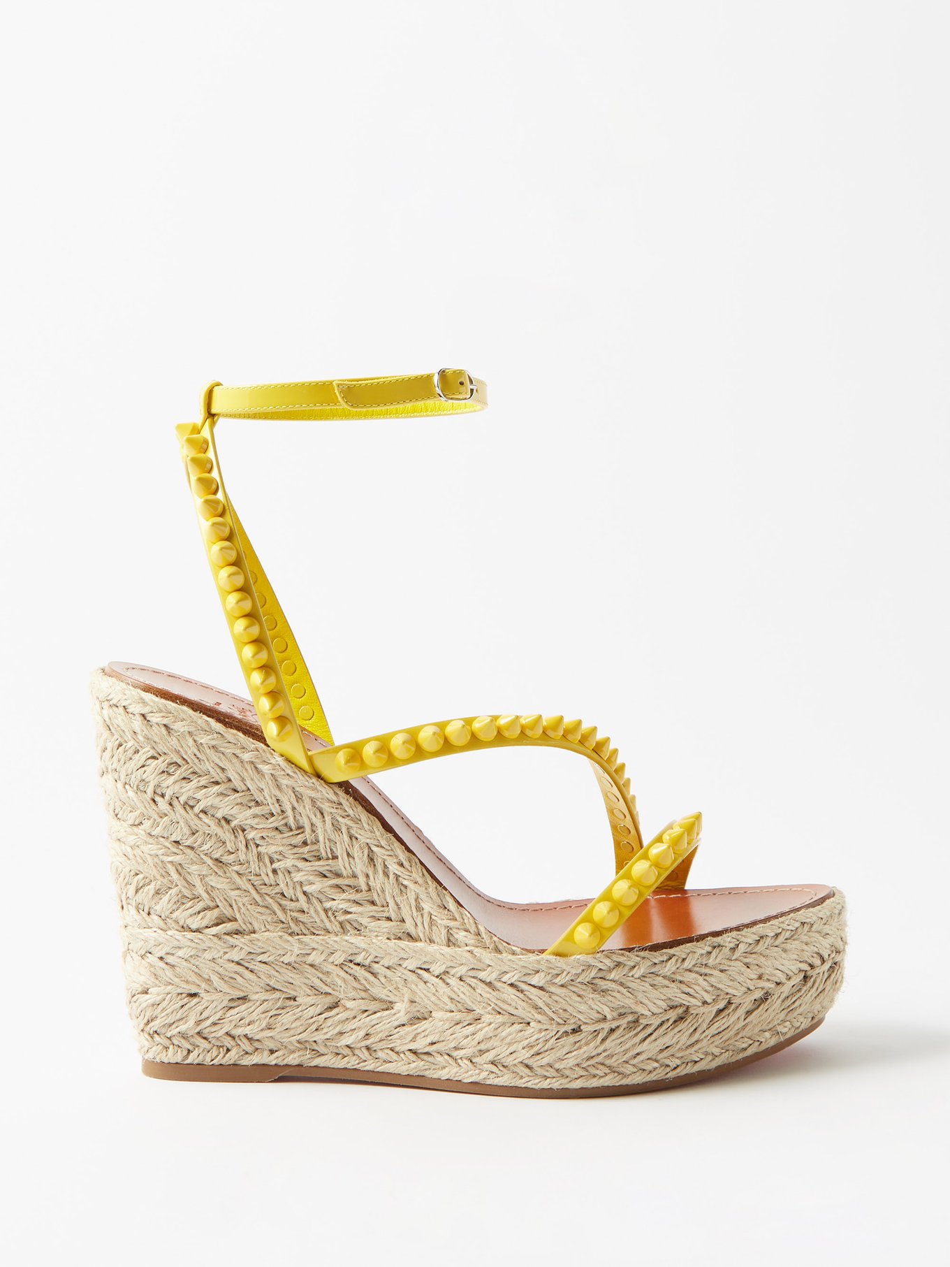 Mafaldina 120 leather espadrille wedge sandals video