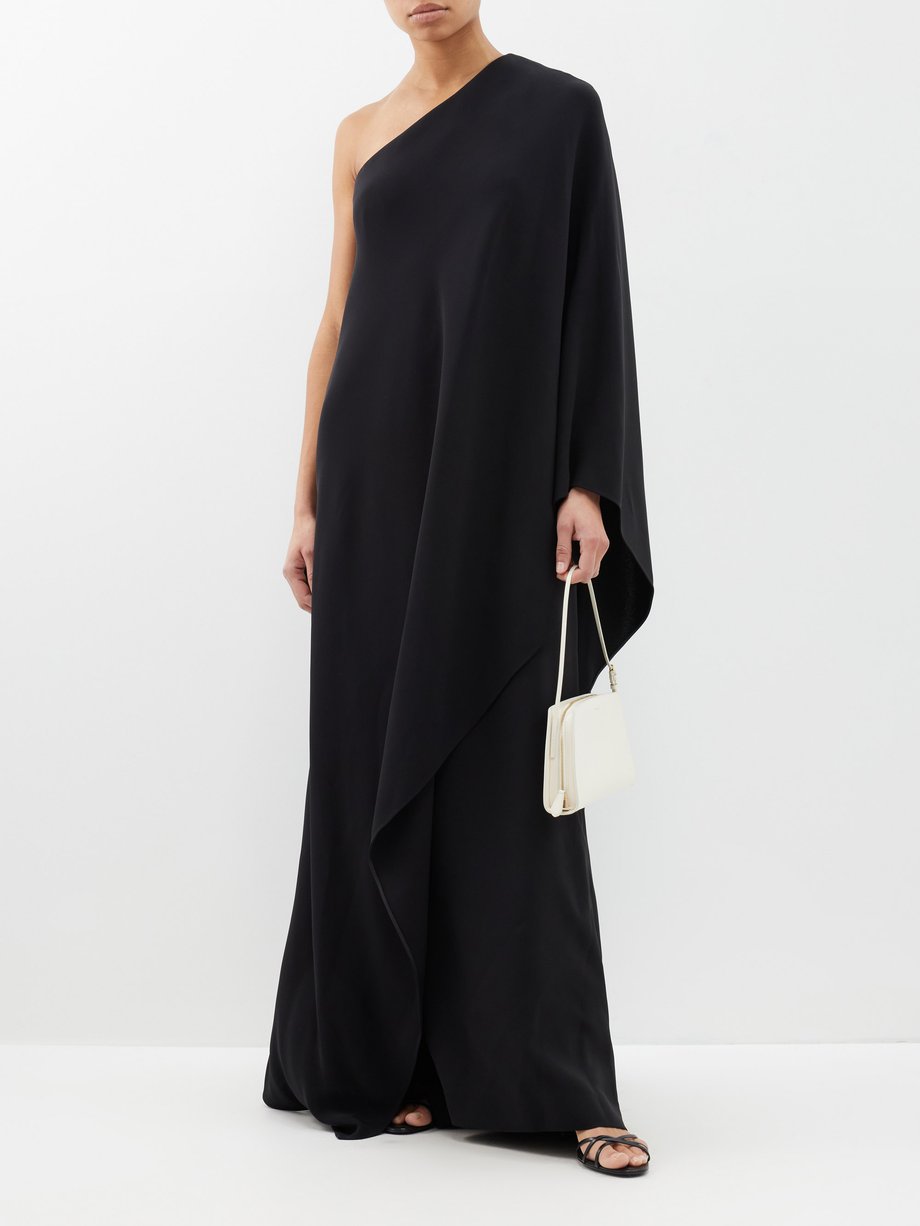The Row Sparrow one-shoulder silk gown