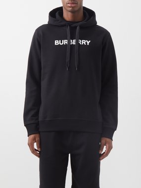 Burberry Andsell logo-print cotton hooded sweatshirt
