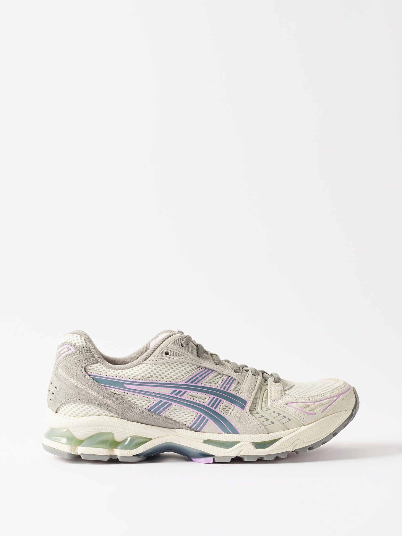 Grey GEL-Kayano 14 mesh and rubber trainers | Asics | MATCHESFASHION