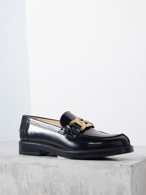 Tod's Kate chain leather loafers