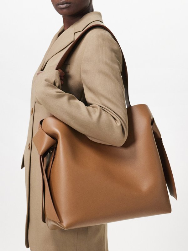 Acne Studios Musubi medium leather shoulder bag