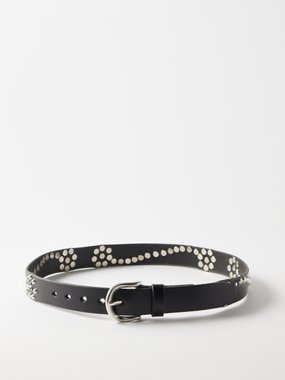 OUR LEGACY Our Legacy Star Fall studded leather belt