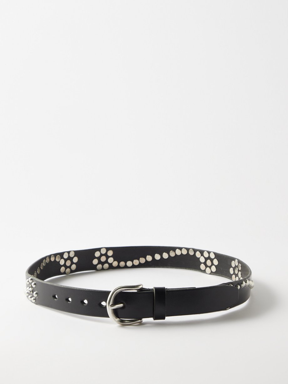 OUR LEGACY (Our Legacy) Star Fall studded leather belt