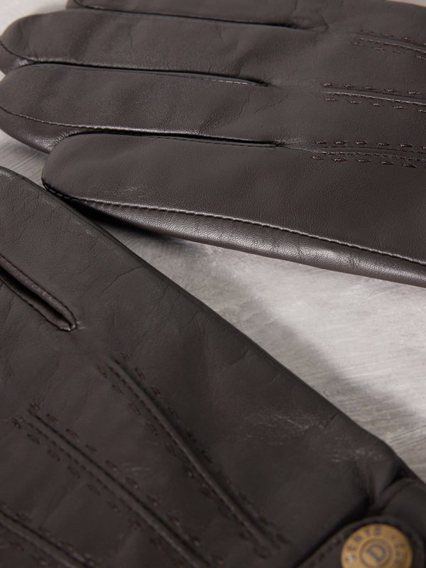 Dents Henley touchscreen-compatible leather gloves