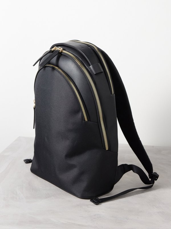 Troubadour Momentum triple-zip canvas backpack