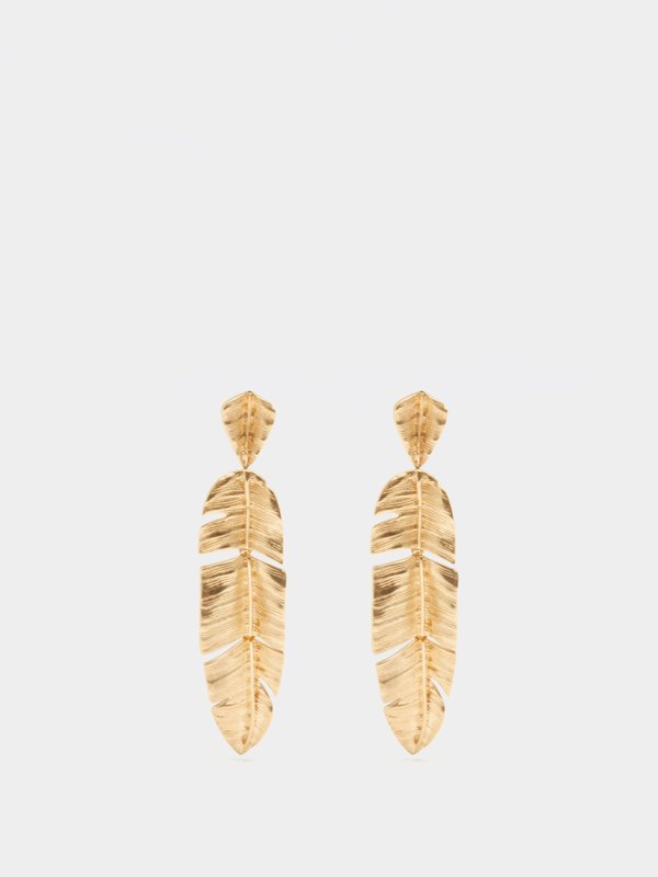 Jade Jagger Paradisica 18kt gold earrings