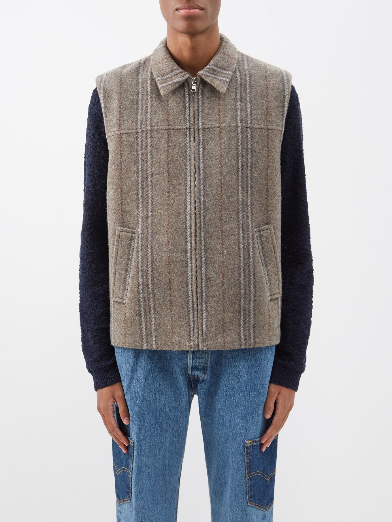 Odeon striped wool gilet video