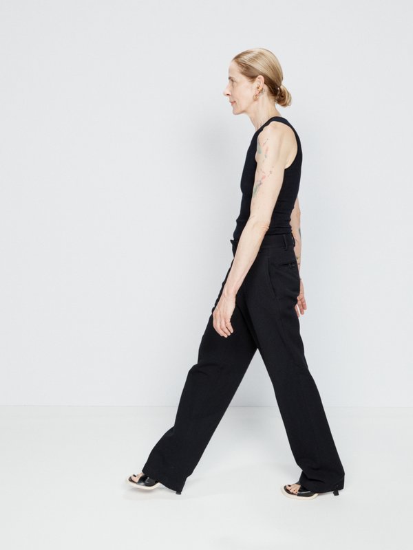 Raey Uniform recycled wool-blend tapered trousers
