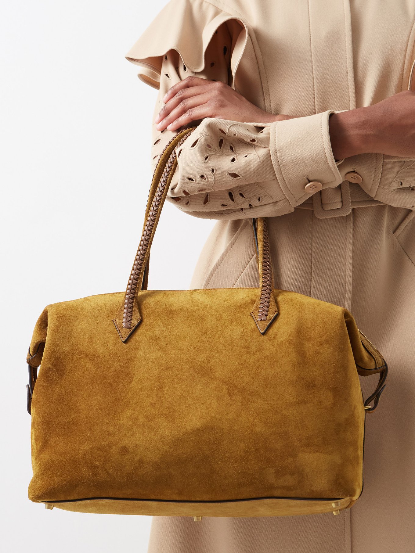 Perriand All Day suede handbag M tier