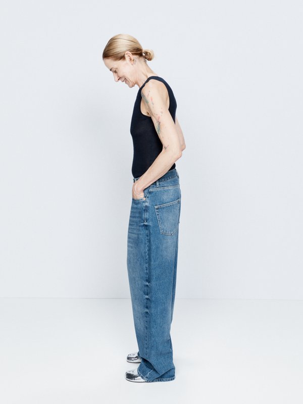 Raey Drop organic-cotton-blend low-rise baggy jeans